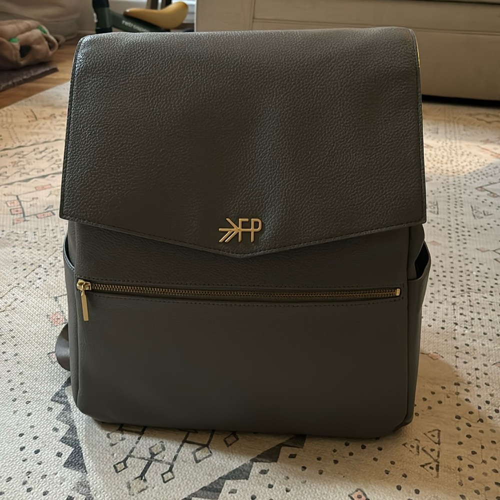 Freshly Picked Stone Classic Diaper Bag